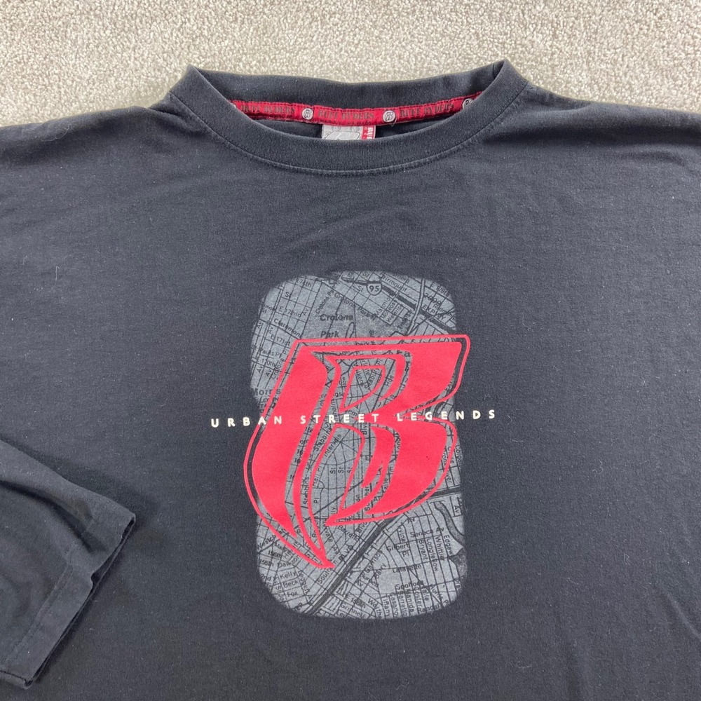 Vintage Ruff Ryders Long Sleeve Shirt Mens XXL Urban Street Legends Graphic